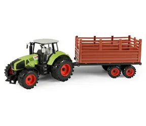 RAPPA Traktor s vlečkou 45 cm / Setrvačníkový pohon / Odpojitelná vlečka na volný chod