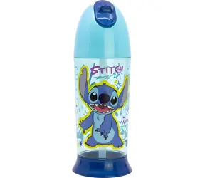 STOR Láhev na pití Stitch 280 ml / Láhev na pití / Brčko / Bez BPA