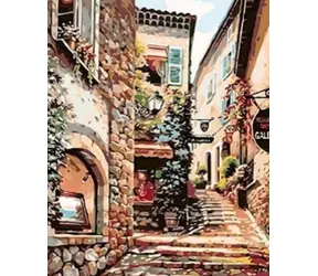 NORIMPEX Diamantové malování Kouzlo starého města / 30x40 cm