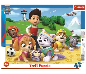 TREFL Puzzle Tlapková patrola / 25 dílků / nepravidelný tvar / od 4 let