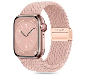 Tech-Protect Nylonmag růžová / Řemínek pro Apple Watch / 42/44/45/49 mm / nylonový
