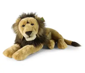 RAPPA Plyšový lev 52 cm / ECO-FRIENDLY / od 0 měsíců
