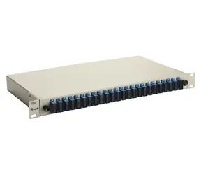 Equip Optická spojovací skříň 24x SC OS2 šedá / Optická spojovací skříň / 1U / OS2 Singlemode / 24x SC Duplex