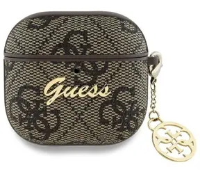 Guess 4G Charm Collection AirPods 4 hnědá / Pouzdro