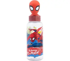 STOR Láhev na pití Spiderman 560 ml / Dětská láhev na pití / Ecozen / Bez BPA