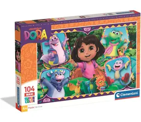 CLEMENTONI Puzzle Dora průzkumnice 2 MAXI / 104 dílků / od 4 let