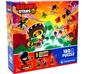 CLEMENTONI Puzzle Brawl Stars 4 / 180 dílků / 48,5 x 33,5 cm