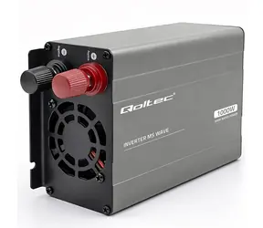 Qoltec MS Wave / Měnič napětí / 500W / 1000W / Vstup 12V / 1x 230V / 1x USB