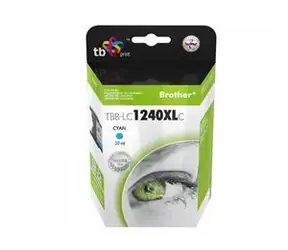 TB LC1240C azurová / Inkoustová kazeta / kompatibilní s Brother / 860 stran / 20 ml