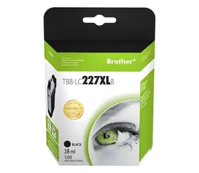 TB Kompatibilní cartridge LC227XL pro tiskárny Brother černá / Inkoustová náplň / 1200 stran / 28 ml