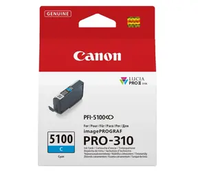 Canon PFI-5100C azurová / Cartridge / imagePROGRAF PRO-310 / 14,4 ml / Originální