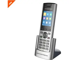Grandstream DP730 stříbrná-černá / DECT sluchátko / 2,4" barevný displej / 2x SIP účet / Bluetooth / HAC