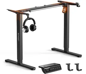 SENSE7 Nojo Light černá / Elektrický rám stolu / výškově nastavitelný