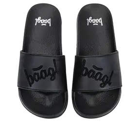 BAAGL Pantofle Logo Black vel. 37 / Domácí obuv / EVA podrážka / Protiskluzová