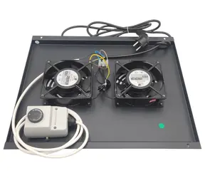 XtendLan Ventilace ECO 600 mm / Ventilace do rozvaděče / 2x ventilátor / termostat