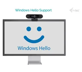 i-tec SOLOMON WH200 černá / Webkamera / 2K / USB-C / Windows Hello / Mikrofon