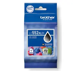 Brother LC-552XLBK černá / Inkoustová cartridge / XL / pigmentová / 3000 stran / MFC-J3660DW, MFC-J3960DW