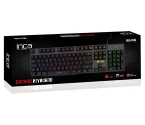 INCA IKG-446 černá / Herní klávesnice / Mechanická / RGB podsvícení / USB / 1,5 m