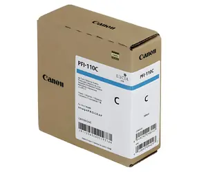 Canon PFI-110C azurová / Cartridge / originál / 160 ml / imagePROGRAF TX-2000, TX-3000, TX-4000