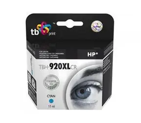 TB renovovaná kazeta CD972AE azurová / Inkoustová kazeta / kompatibilní s HP No.920XL / 900 stran / 11 ml