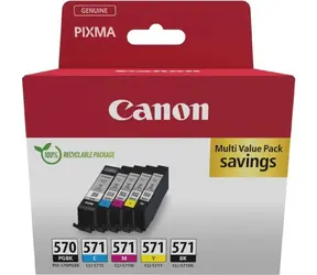 Canon PGI-570/CLI-571 MULTI / Originální cartridge / 5 ks / pro PIXMA MG575x, MG685x, MG775x, TS505x-905x