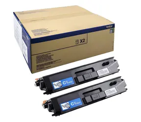 Brother TN-900CTWIN modrá / Toner / duopack 2× 6.000 stran / MFC-L9550CDWT, HL-L9200CDWT