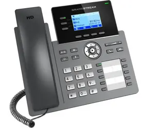 Grandstream GRP2604P / VoIP telefon / 6x SIP účet / 2,48" LCD displej / 10 BLF tlačítek / 2x Gigabit LAN / PoE