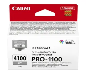 Canon PFI-4100GY / Inkoustová cartridge / imagePROGRAF PRO-1100 / šedá / 80 ml