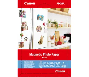 Canon MG-101 / Fotopapír / Magnetický / 10x15 cm / 5 listů / lesklý