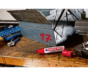 Edding 800 červená / Permanentní popisovač