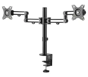 StarTech Stolní rameno pro 2 monitory / Plně pohyblivé rameno / do 32" / nosnost 8 kg / hliník