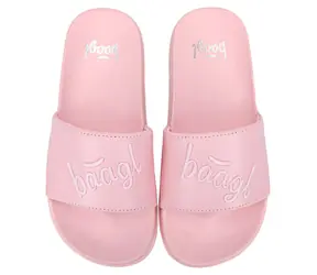 BAAGL Pantofle Logo Pink vel. 35 / Protiskluzová EVA podrážka