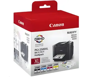 Canon PGI-2500XL BK/C/M/Y Multipack / Originální cartridge / CMYK / 1295 stran / MAXIFY MB5050