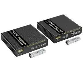 PremiumCord Optický KVM HDMI extender na 40km / KVM extender / 4K 60Hz / 4:4:4 / HDR / Over IP