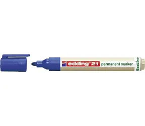 Edding Permanentní popisovač / Popisovač / kulatý hrot / modrá