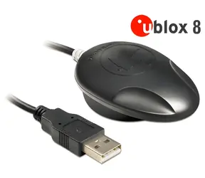 NaviLock NL-8002U / GNSS přijímač / Chipset u-blox 8 / USB-A / přesnost polohy 2,5 m