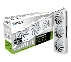 Palit GeForce RTX 5070 White OC / 2527MHz / 12GB GDDR7 / 192-bit / 1x HDMI + 3x DP / 650W (16)