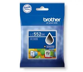 Brother LC-552BK černá / Inkoustová cartridge / 550 stran / pro MFC-J3660DW/MFC-J3960DW