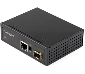 StarTech průmyslový mediakonvertor SFP na RJ45 / Mediakonvertor / 1 Gbps / RJ-45 / hliníkové pouzdro / -40 až 75 °C