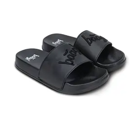 BAAGL Přezůvky Logo Black vel. 32 / Protiskluzová EVA podrážka