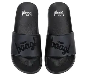 BAAGL Pantofle Logo černá vel. 43 / Pantofle / protiskluzová podrážka
