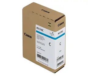 Canon PFI-310 C modrá / Cartridge / imagePROGRAF TX-2000, TX-3000, TX-4000 / 330 ml / Originální