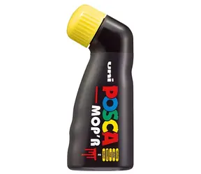 POSCA PCM-22 žlutá / Popisovač / Vodou ředitelný / Kulatý hrot 3-19 mm / Světlostálý