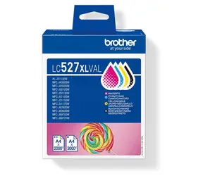 Brother LC-527XLVAL / Sada inkoustových cartridge / 4 barvy / pro MFC-J4350DW / MFC-J4550DW