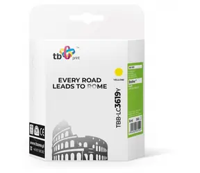 TB kompatibilní inkoustová kazeta pro Brother MFC-J2330DW žlutá / Inkoustová kazeta / 1500 stran / 18 ml