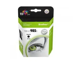 TB kompatibilní inkoustová kazeta Brother LC-985BK černá / Inkoustová kazeta / 650 stran / 12 ml