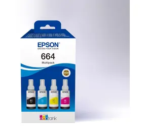 Epson 664 EcoTank / Inkoustové lahvičky / Multipack 4x 70 ml / CMYK