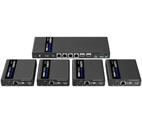 PremiumCord HDMI 1-4 splitter+extender / Rozbočovač a extender / CAT6/6a/7 / UHD 4K 60Hz / až 70 m