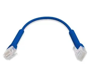 Ubiquiti U-Cable-Patch-RJ45-BL-50 modrá / Patch kabel / RJ-45 / Cat6 / 0,1 m / 50 ks