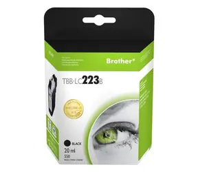 TB kompatibilní kazeta Brother LC223 černá / Inkoustová kazeta / 550 stran / 20 ml